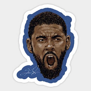 Kyrie Irving Dallas Scream Sticker